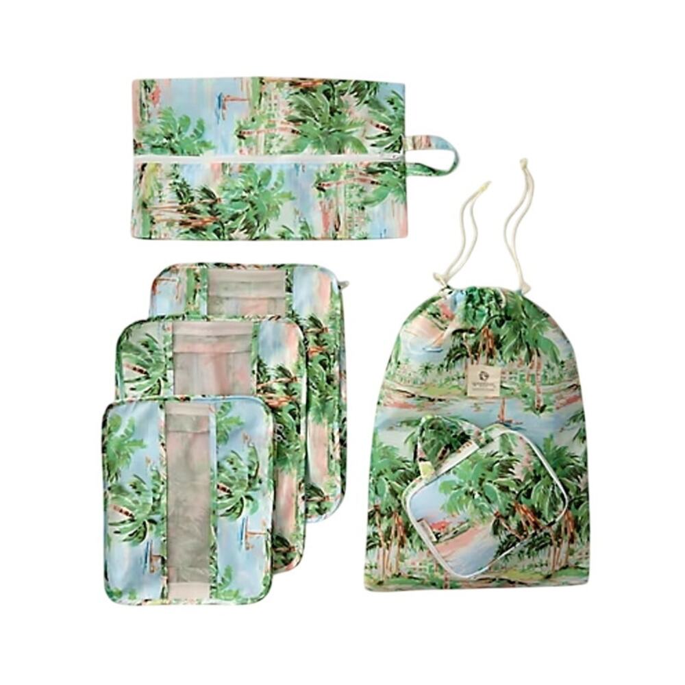 Tommy Bahama Coastal Dreams 6-Piece Packing Cube Set